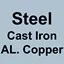 steel-cast-iron-AL-copper