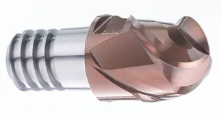 交換式 極超微粒鎢鋼交換式塗層圓頭立銑刀