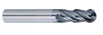 Ball Nose End Mills For Steel and Difficult To Cut Materials
