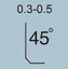 corner edge 45度 (0.3-0.5) - 117頁