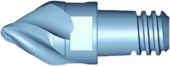 交換式 超微粒鎢鋼交換式塗層圓弧精加工立銑刀(多軸銑床用) 30°