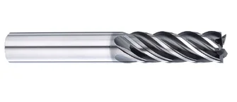 End Mills With Corner Radius For Steel and Difficult To Cut Materials