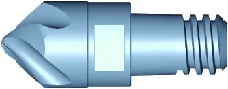 Interchangeable Cirular Arc Finishing End Mills for Multi-Axis Machining 45°