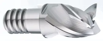 交換式 超微粒鎢鋼強力鋁用立銑刀頭